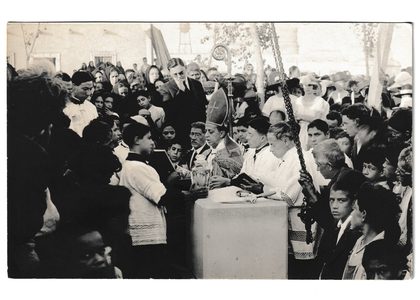 Colocación de la primera piedra · 31 de agosto de 1921